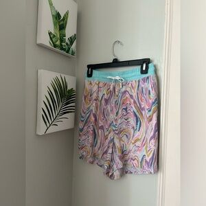 Little Sleepies Pink Marble Swirl Shorts